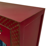 ROBE CABINET RED WASH MQZ-13