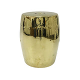 DRUM STOOL PLAIN GOLD