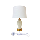 LAMP FLUTED CREAM