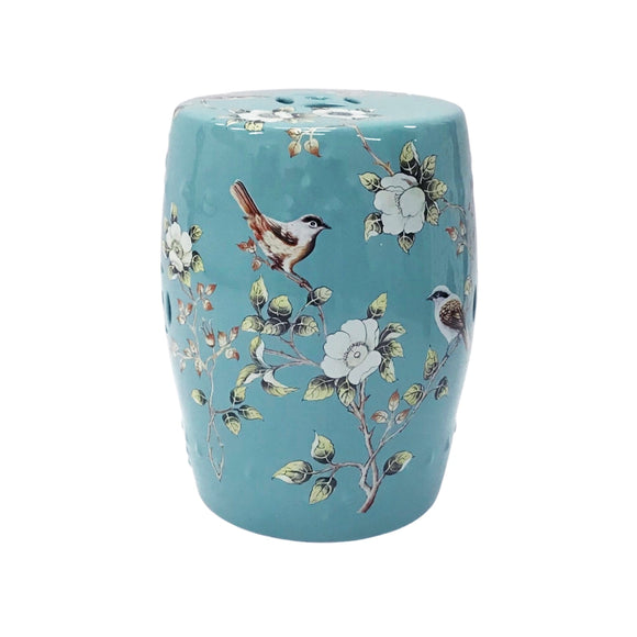 DRUM STOOL MAGNOLIA TURQUOISE