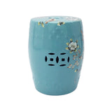 DRUM STOOL MAGNOLIA TURQUOISE