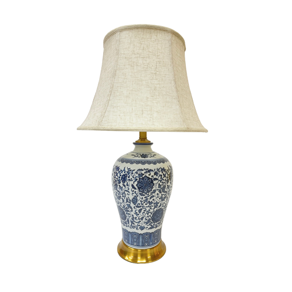 LAMP BLUE & WHITE GOULIAN