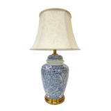 LAMP BLUE & WHITE CHERRY BLOSSOM XIQUE