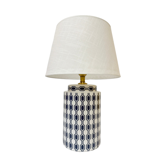 LAMP PORCELAIN BLUE PILLS
