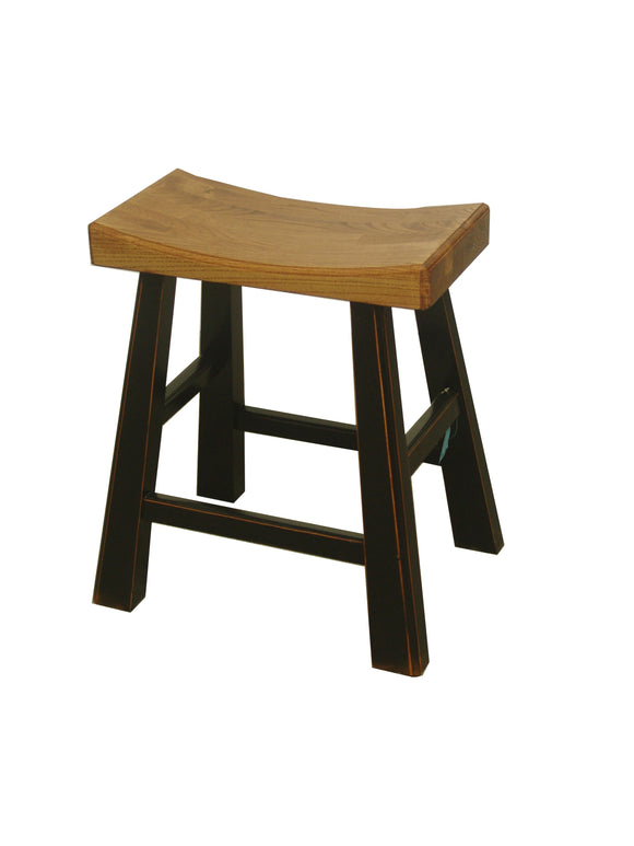 STOOL SADDLE BLACK MQZ-206