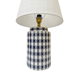 LAMP PORCELAIN BLUE PILLS