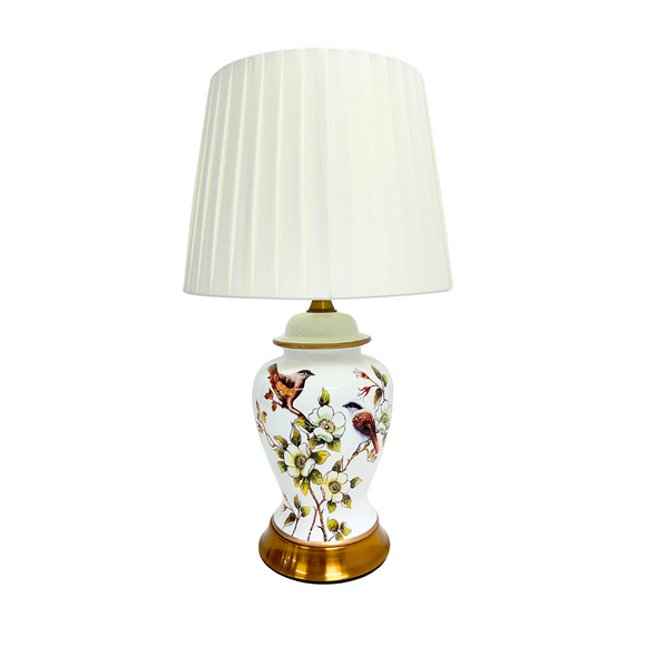 LAMP MAGNOLIA WHITE