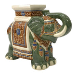 CERAMIC ELEPHANT JADE GREEN #201908