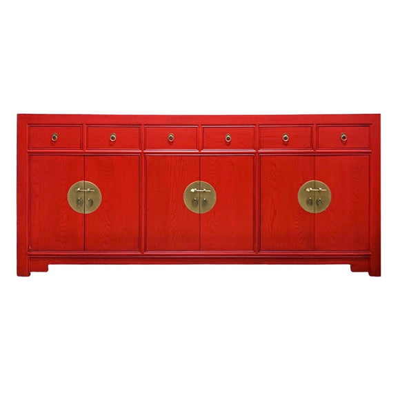 SIDEBOARD ORIENT 6DW6DR RED WASH MQZ-18