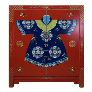 ROBE CABINET RED WASH MQZ-13