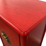 A SHAPE CABINET H95CM RED WASH MQZ-21