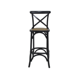 BARSTOOL CROSSBACK BLACK MQZ-209