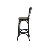 BARSTOOL CROSSBACK BLACK MQZ-209