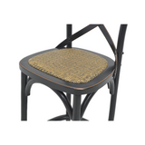 BARSTOOL CROSSBACK BLACK MQZ-209