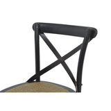 BARSTOOL CROSSBACK BLACK MQZ-209