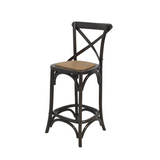 BARSTOOL CROSSBACK DARK WOOD MQZ-209