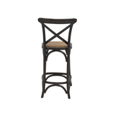 BARSTOOL CROSSBACK DARK WOOD MQZ-209