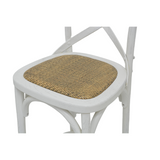 BARSTOOL CROSSBACK WHITE MQZ-209