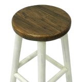 BARSTOOL ROUND WHITE MQZ-203