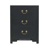CABINET 3 DRAWER BLACK WASH MQZ-39