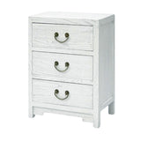 CABINET 3 DRAWER WHITE WASH MQZ-39