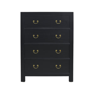 CABINET DRAWER 4DW BLACK WASH MQZ-30