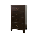 CABINET DRAWER NARROW 4DW DARK WOOD MQZ-44