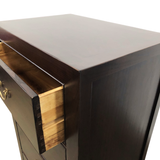 CABINET DRAWER NARROW 4DW DARK WOOD MQZ-44
