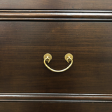 CABINET DRAWER NARROW 4DW DARK WOOD MQZ-44