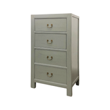 CABINET DRAWER NARROW 4DW GREY WASH MQZ-44