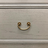 CABINET DRAWER NARROW 4DW GREY WASH MQZ-44