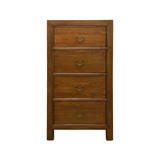 CABINET DRAWER NARROW 4DW LIGHT WOOD MQZ-44
