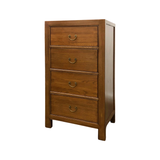CABINET DRAWER NARROW 4DW LIGHT WOOD MQZ-44