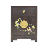 CABINET FLEUR 1DW2DR DARK WOOD MQZ-08