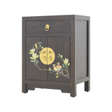 CABINET FLEUR 1DW2DR DARK WOOD MQZ-08
