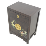 CABINET FLEUR 1DW2DR DARK WOOD MQZ-08
