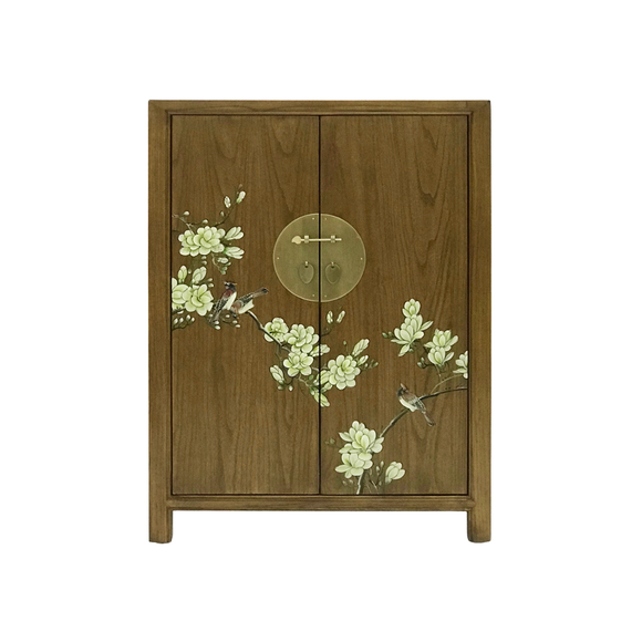 SHOE CABINET FLEUR 2DR LIGHT WOOD MQZ-38
