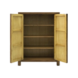 SHOE CABINET FLEUR 2DR LIGHT WOOD MQZ-38