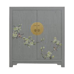 SHOE CABINET FLEUR 2 DOORS GREY WASH MQZ-13