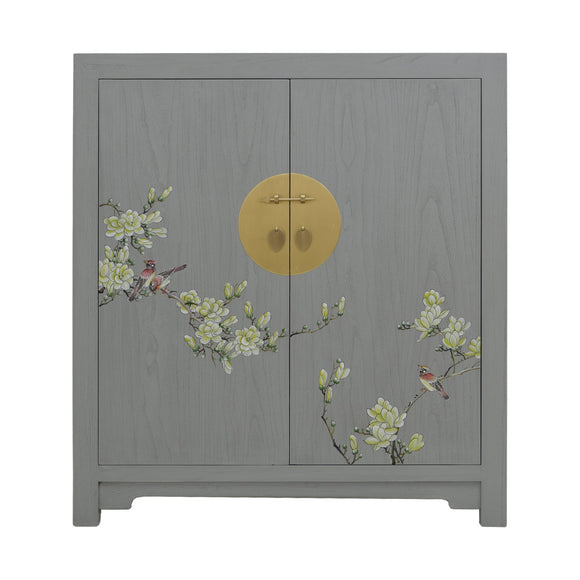 SHOE CABINET FLEUR 2 DOORS GREY WASH MQZ-13