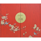 SHOE CABINET FLEUR 2 DOORS RED WASH MQZ-13