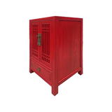 CABINET LATTICE 1DW2DR RED WASH MQZ-26