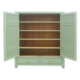 CABINET LATTICE 2DW2DR MINT WASH MQZ-35