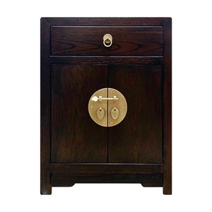 CABINET ORIENT 1DW2DR DARK WOOD MQZ-08