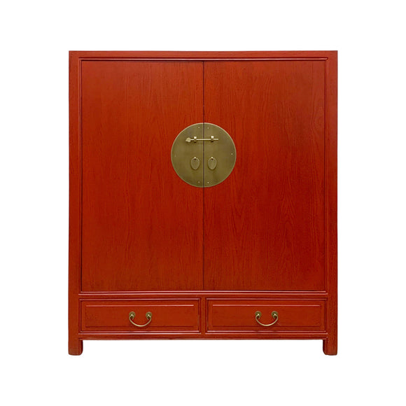 CABINET ORIENT 2DW2DR RED WASH MQZ-36