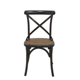 CHAIR DINING CROSSBACK DARK WOOD MQZ-207