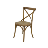CHAIR DINING CROSSBACK LIGHT WOOD MQZ-207