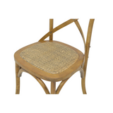 CHAIR DINING CROSSBACK LIGHT WOOD MQZ-207