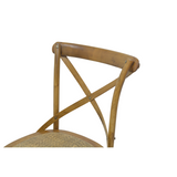 CHAIR DINING CROSSBACK LIGHT WOOD MQZ-207