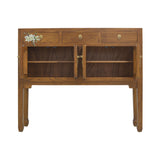 CONSOLE FLEUR 3DW4DR LIGHT WOOD MQZ-14